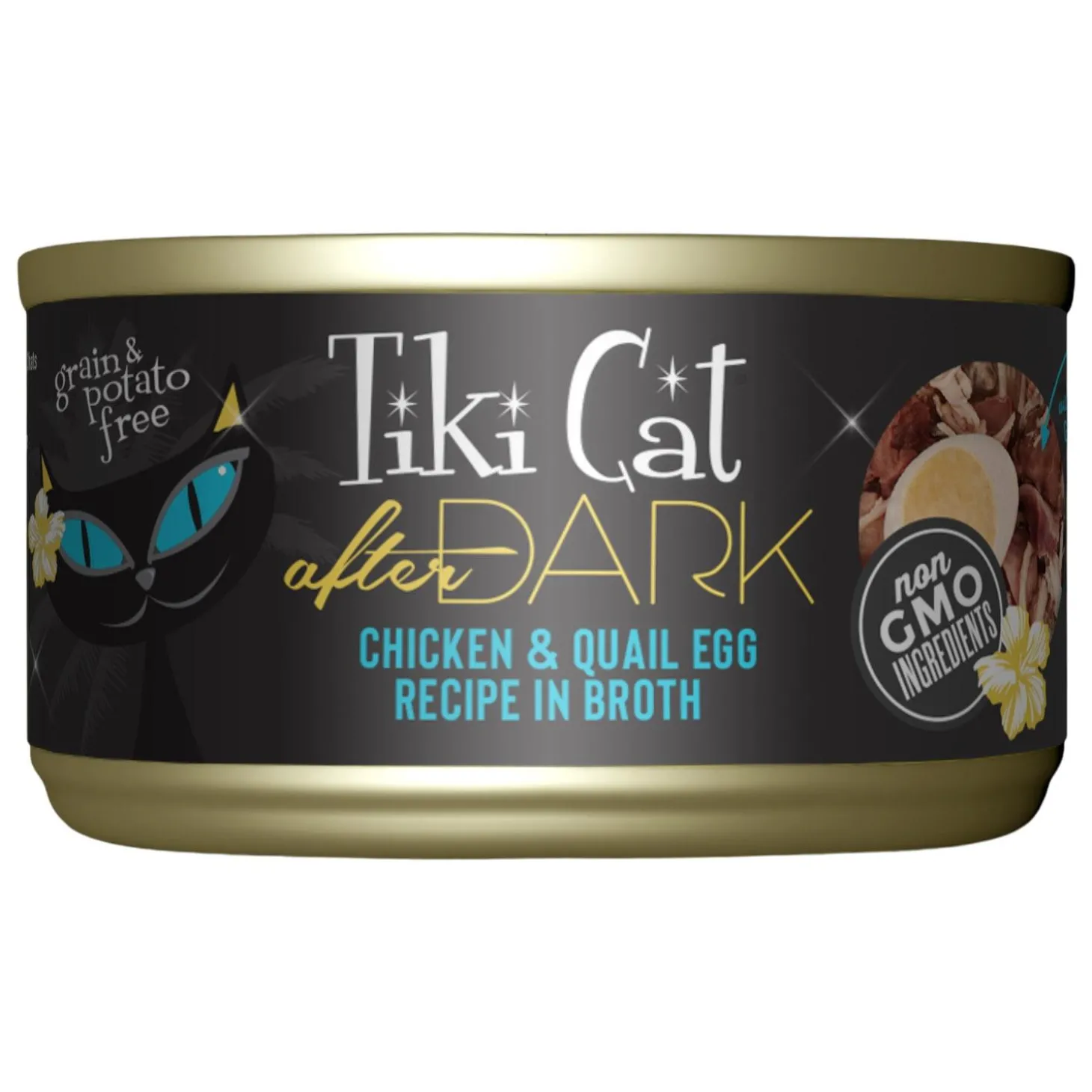 After Dark Chicken & Quail Egg Recipe in Broth Cat Food