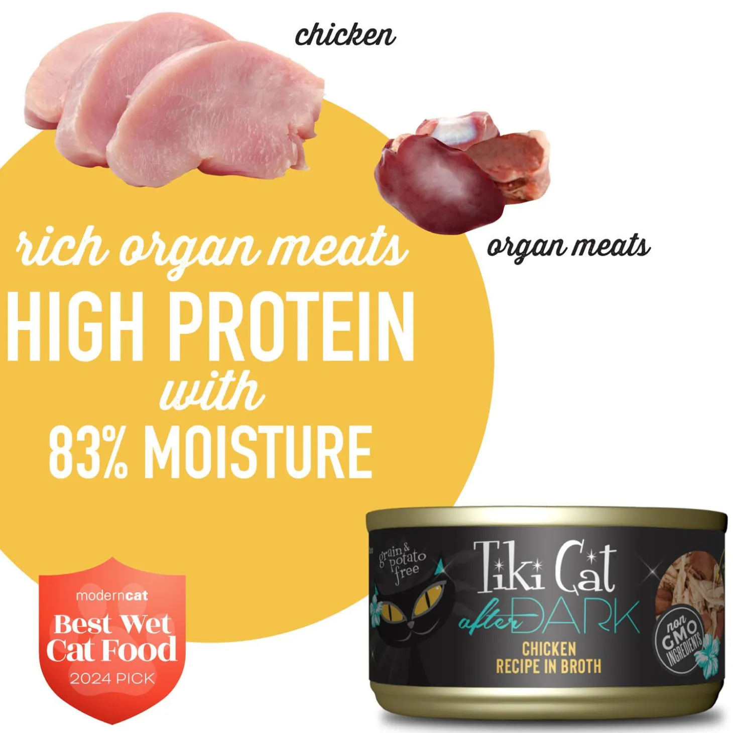 After Dark Chicken Recipe in Broth Cat Food