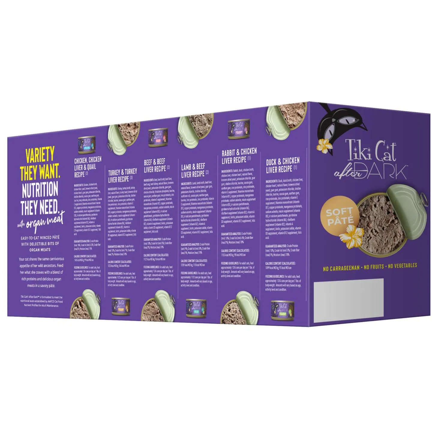 After Dark Pate Variety Pack Cat Food