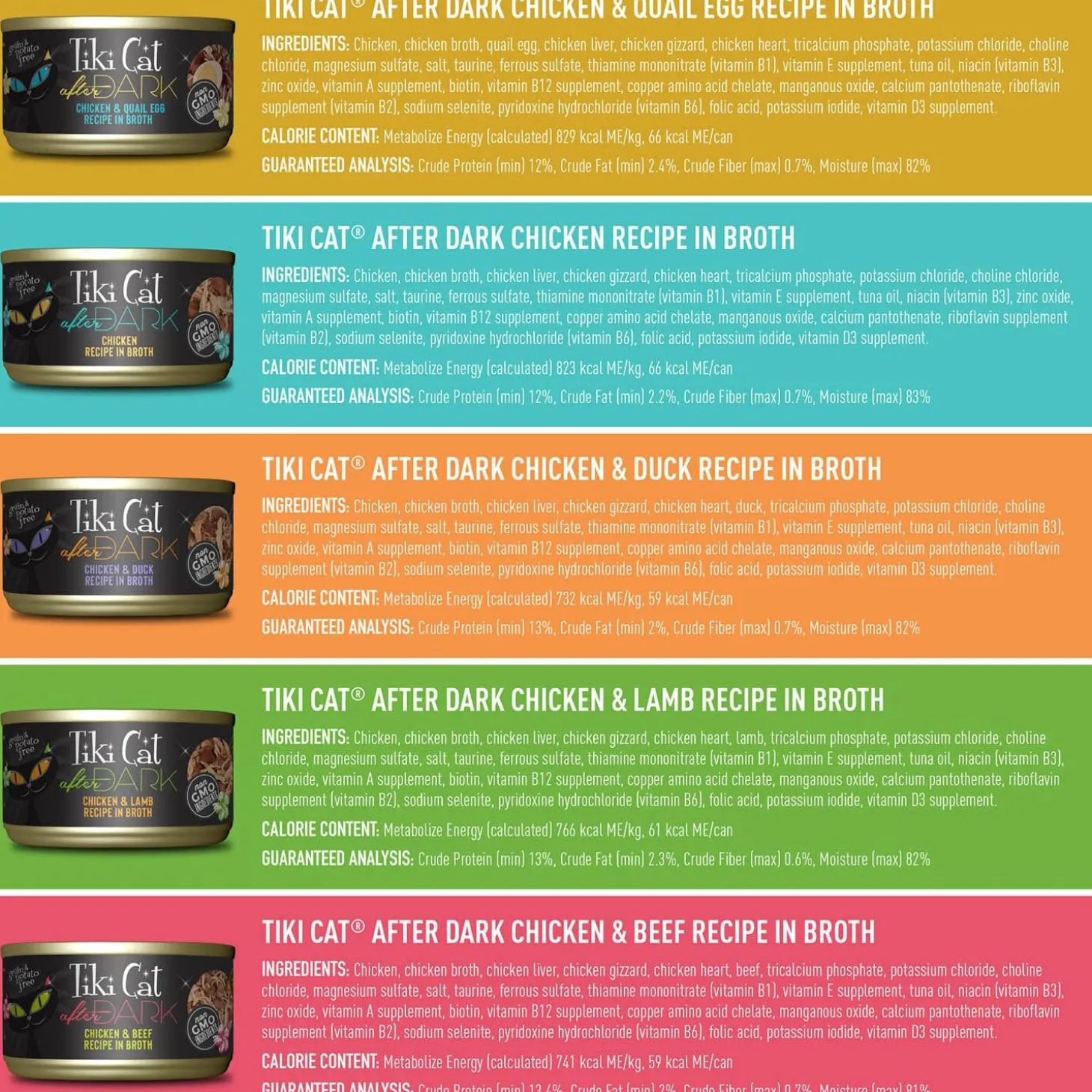 After Dark Variety Pack Cat Food