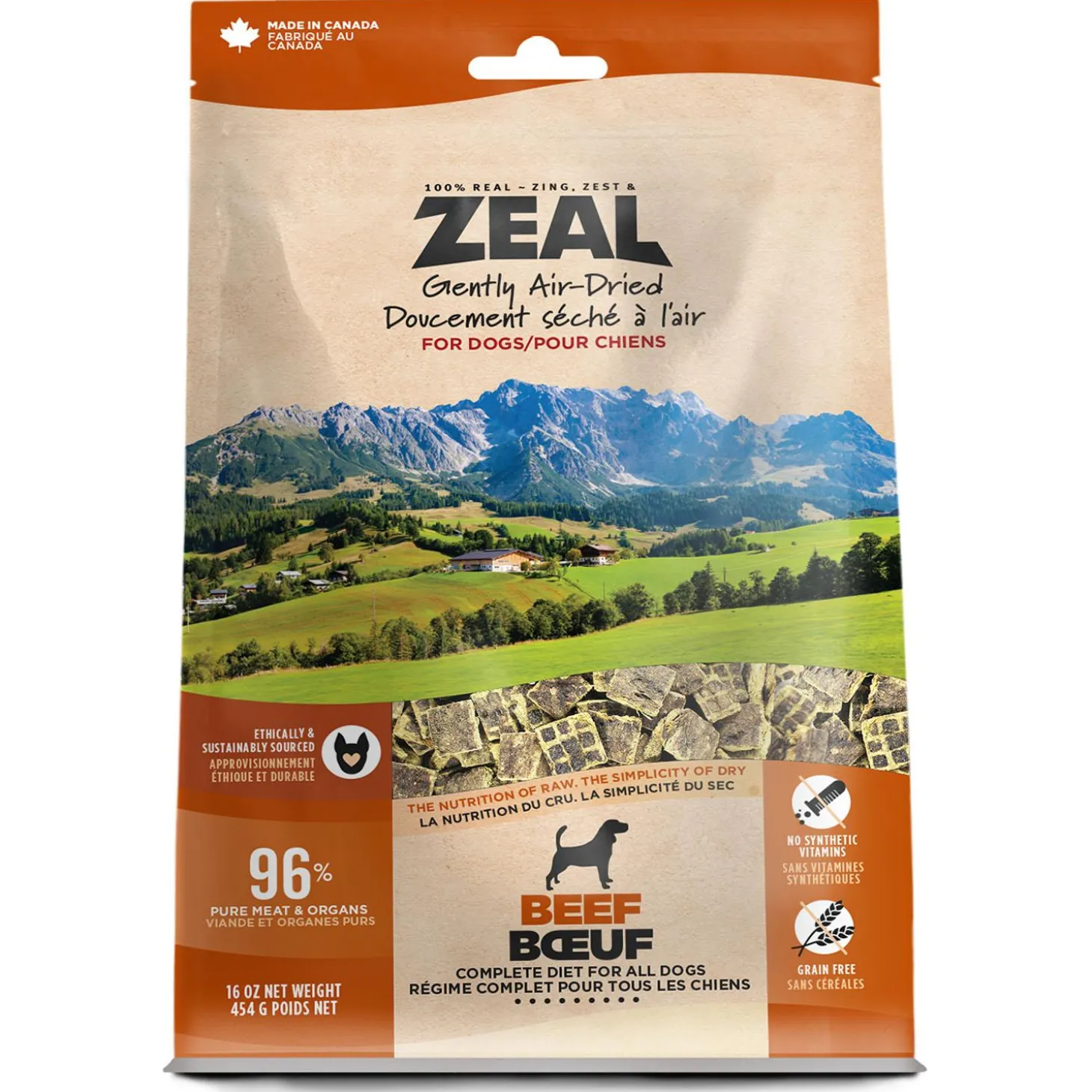 Air-Dried Beef Recipe Dog Food