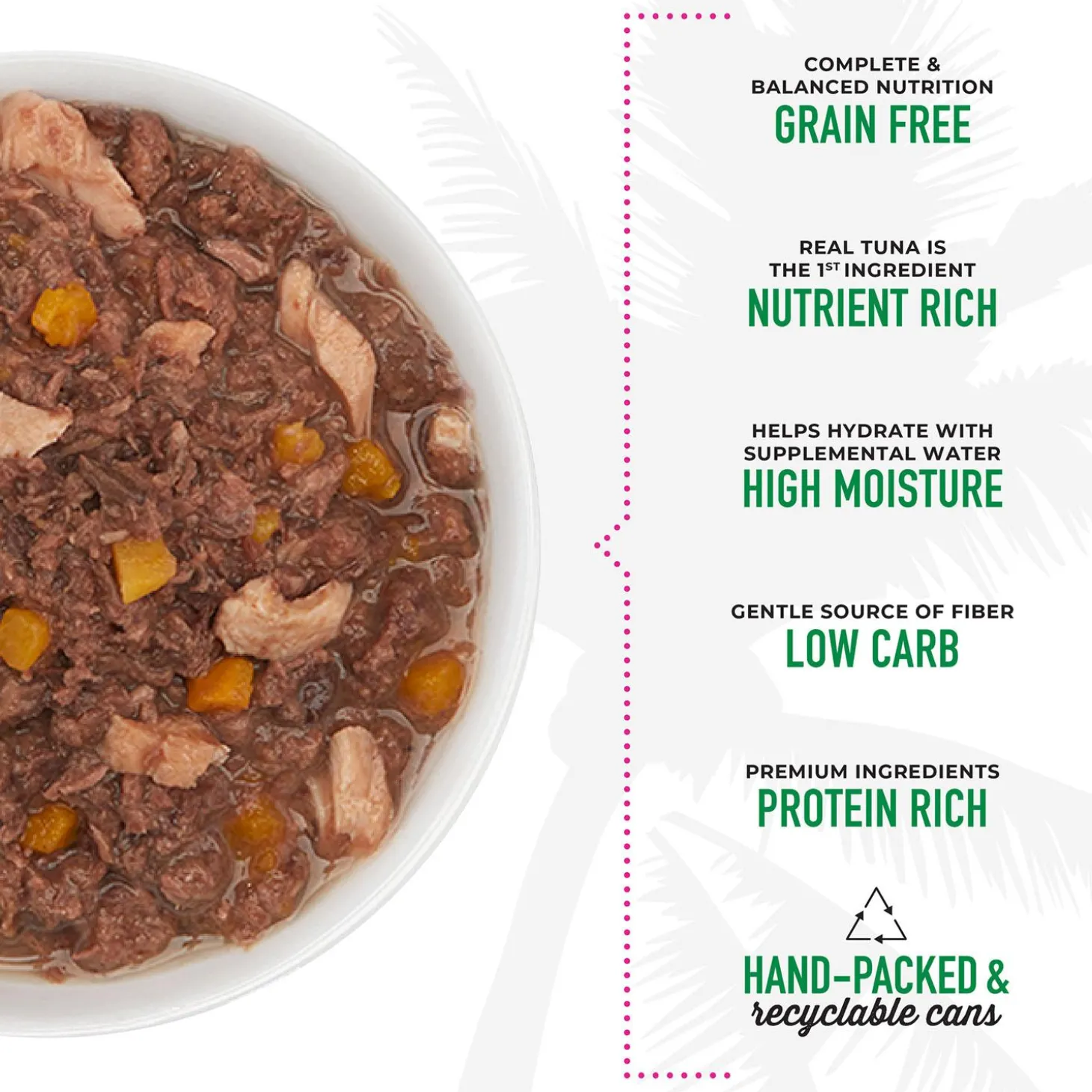 Aloha Friends Tuna, Ocean Whitefish & Pumpkin Recipe in Broth Cat Food