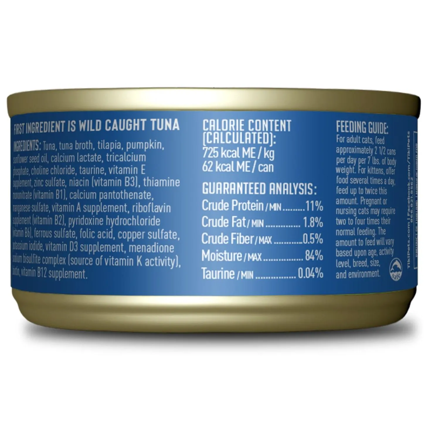 Aloha Friends Tuna, Tilapia & Pumpkin Recipe in Broth Cat Food
