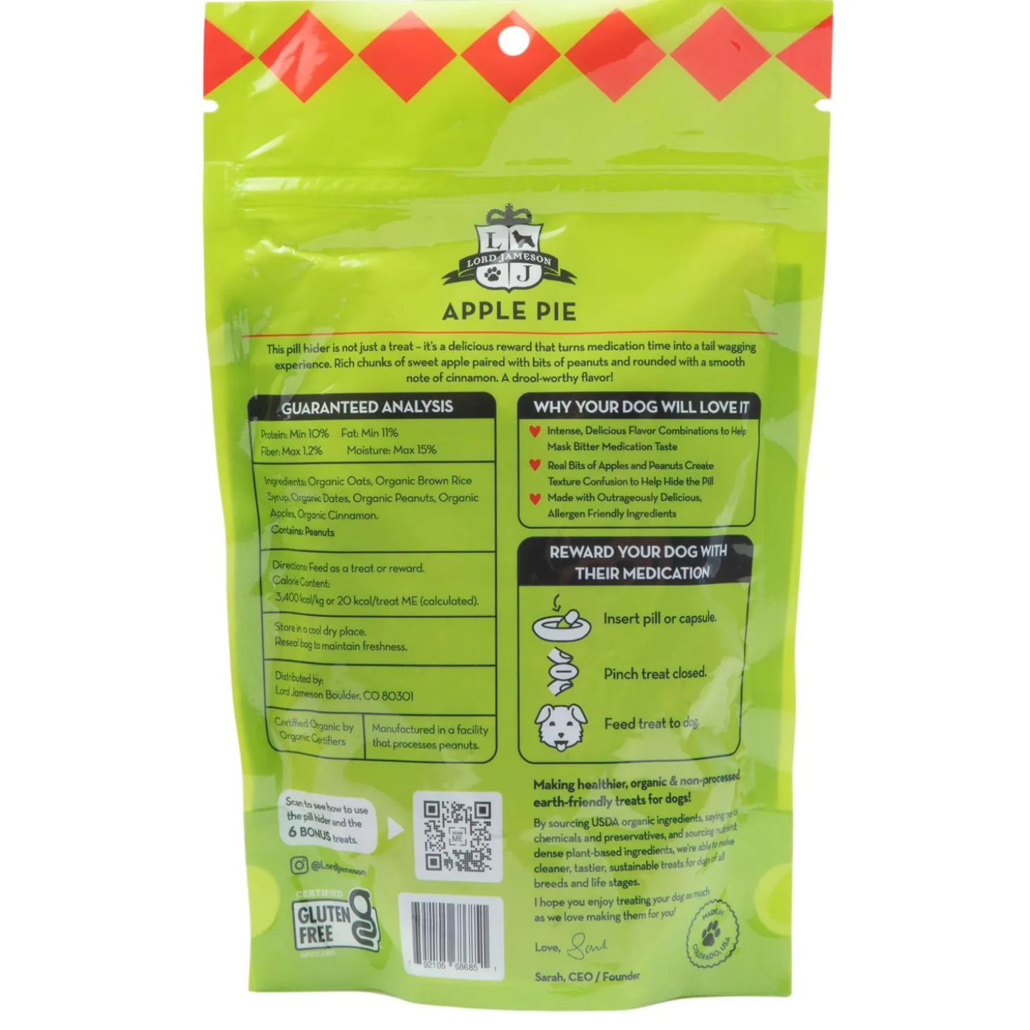 Apple Pie Pill Hider Dog Treats