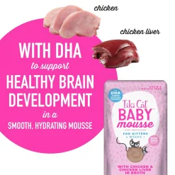 Baby Mousse Chicken & Chicken Liver Kitten Cat Food