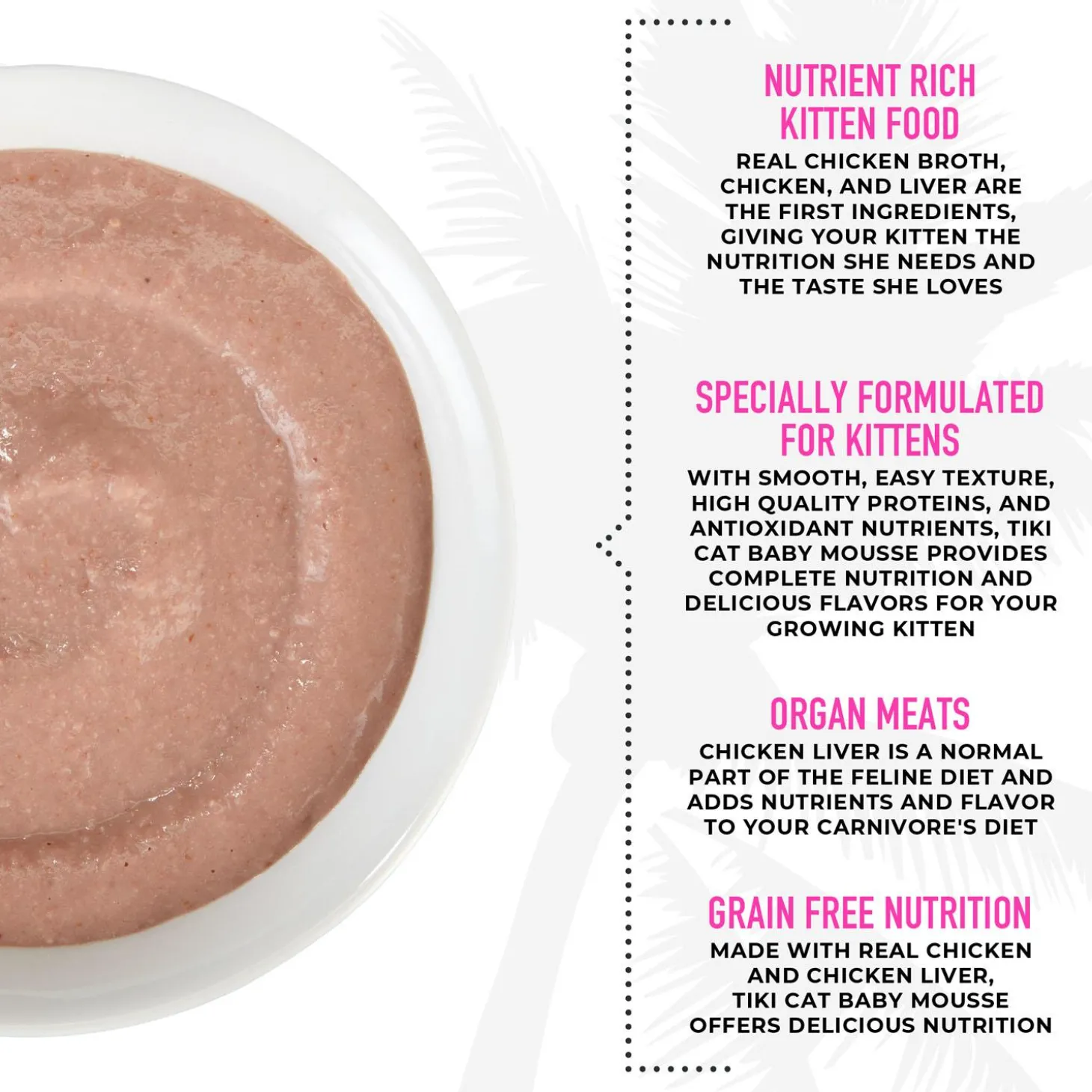 Baby Mousse Chicken & Chicken Liver Kitten Cat Food