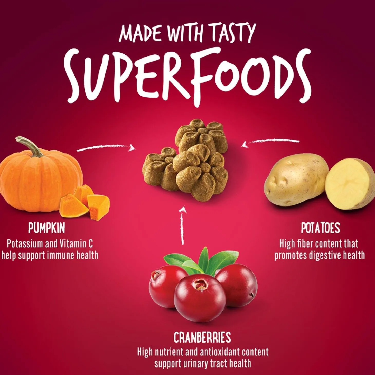 Baked Pumpkin & Cranberry Flavour Dog Treats