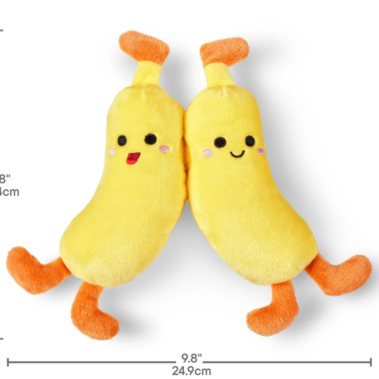 Banana Twins Dog Toys