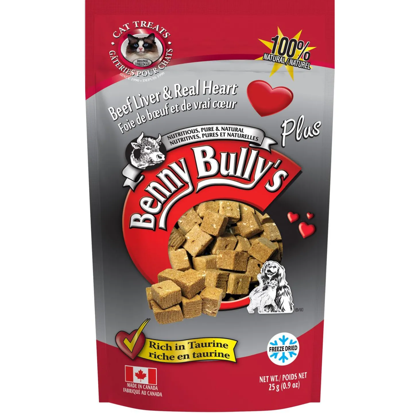 Beef Liver Plus Beef Heart Cat Treats