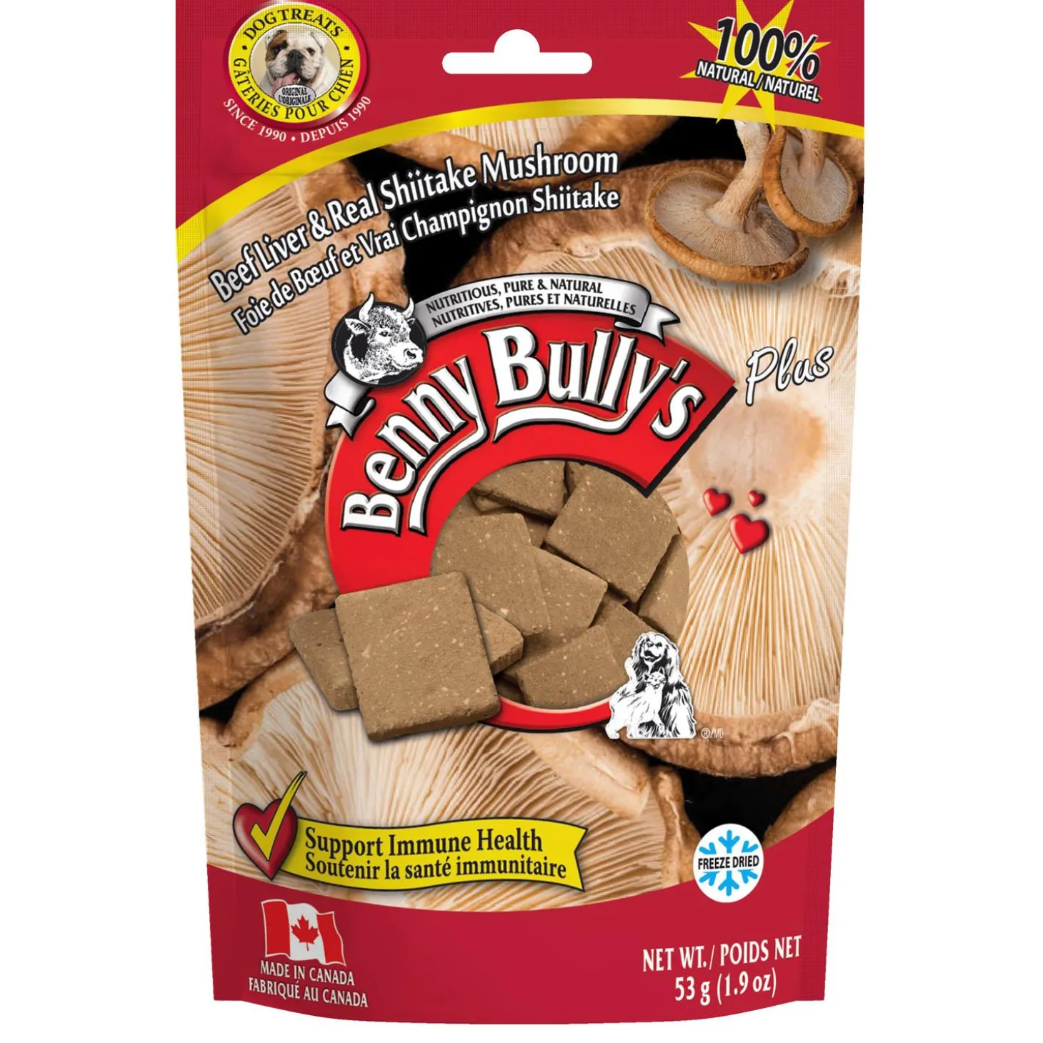 Beef Liver & Real Shiitake Mushroom Dog Treats