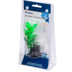 Betta Filter with Natural Plant