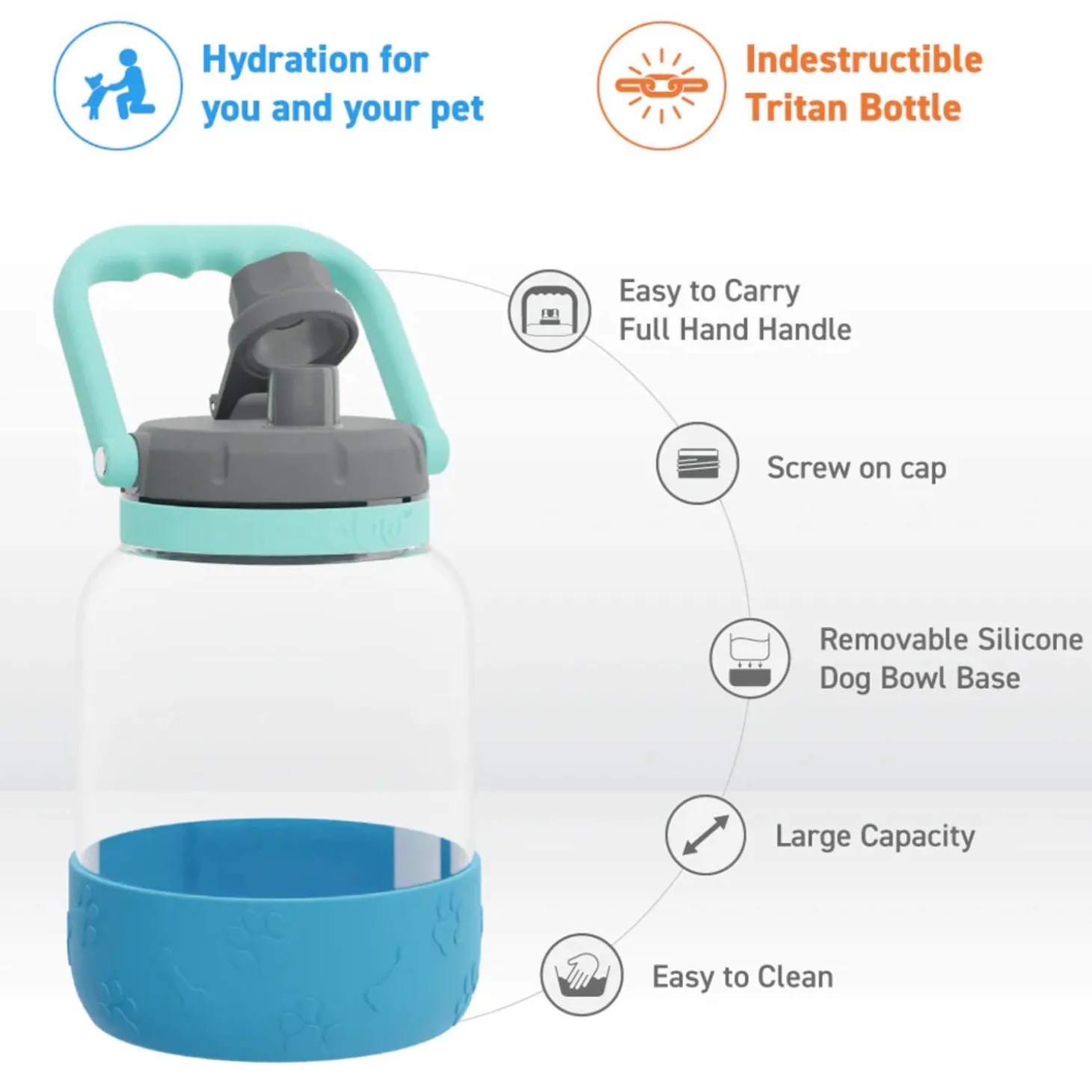 Blue Barkley Bottle