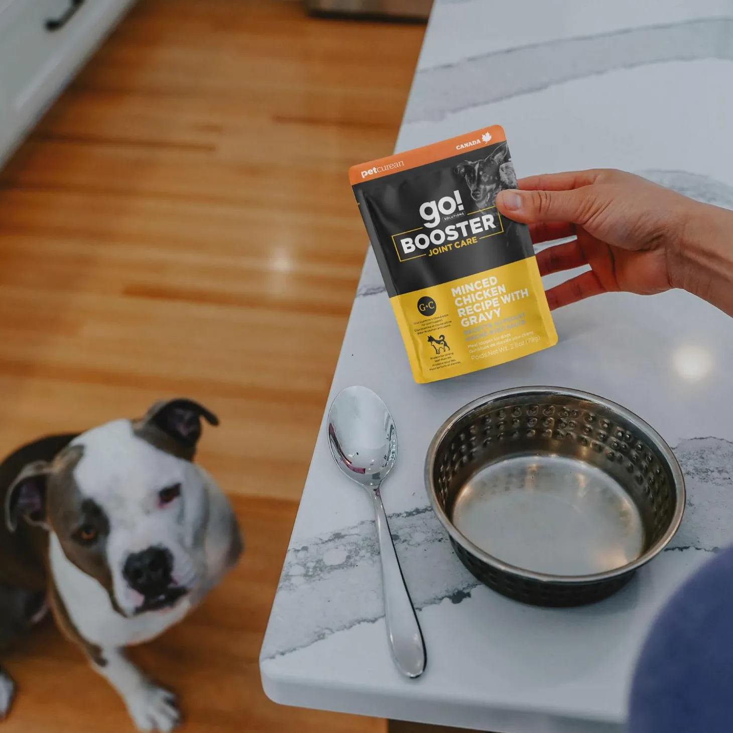 Booster Joint Care Minced Chicken Recipe With Gravy Dog Food Topper