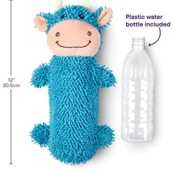 Bottle Crunch Cow Dog Toy