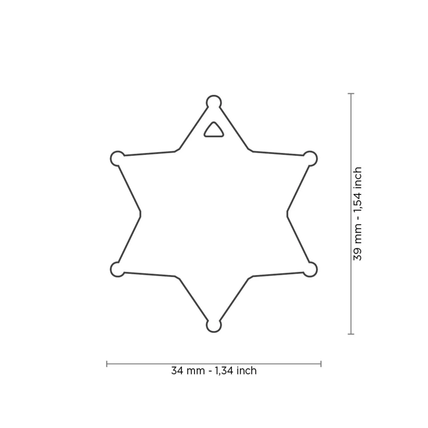 Bronx Sheriff's Star ID Tag