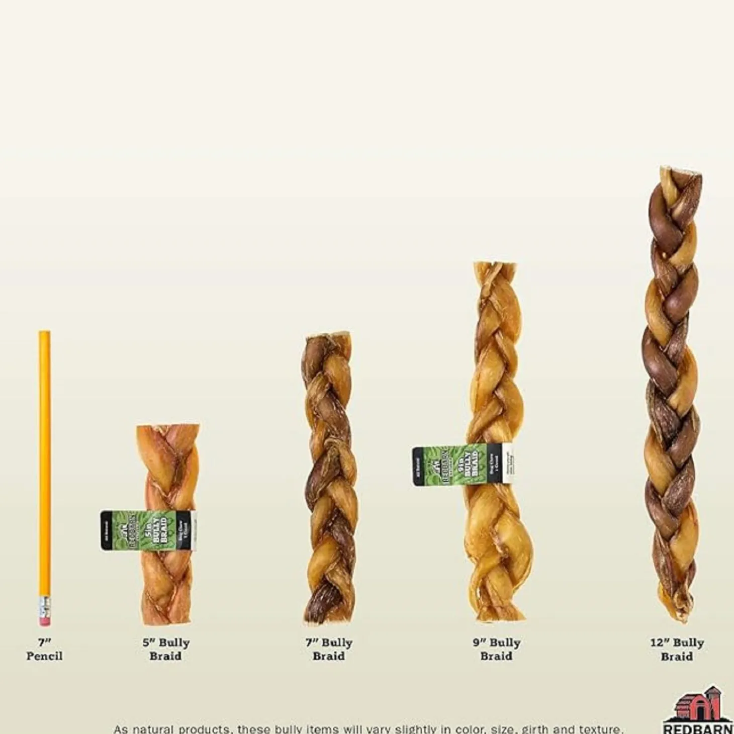 Bully Braids 12in Dog Treats