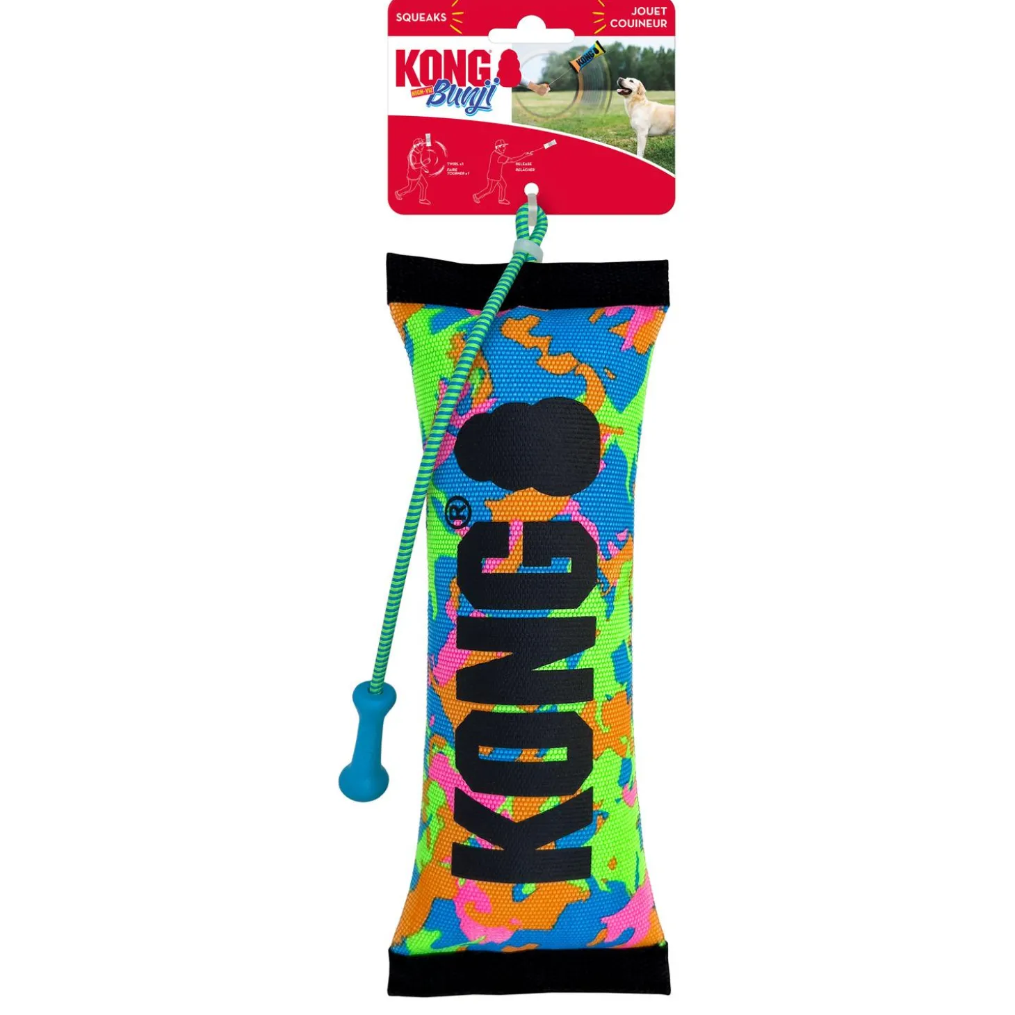 Bunji High-Viz Bumper Assorted Colours Dog Toy