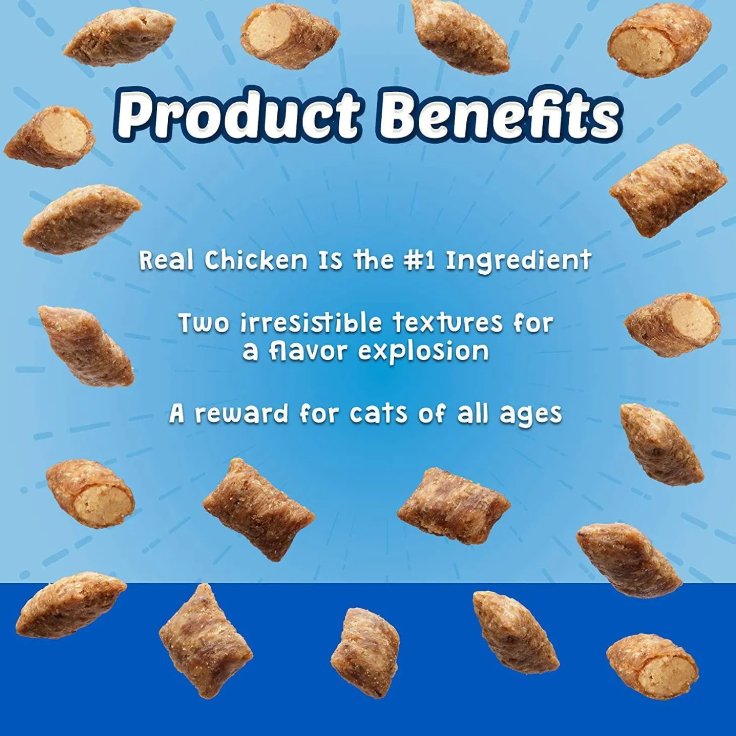 Bursts Paw-Lickin' Chicken Cat Treats