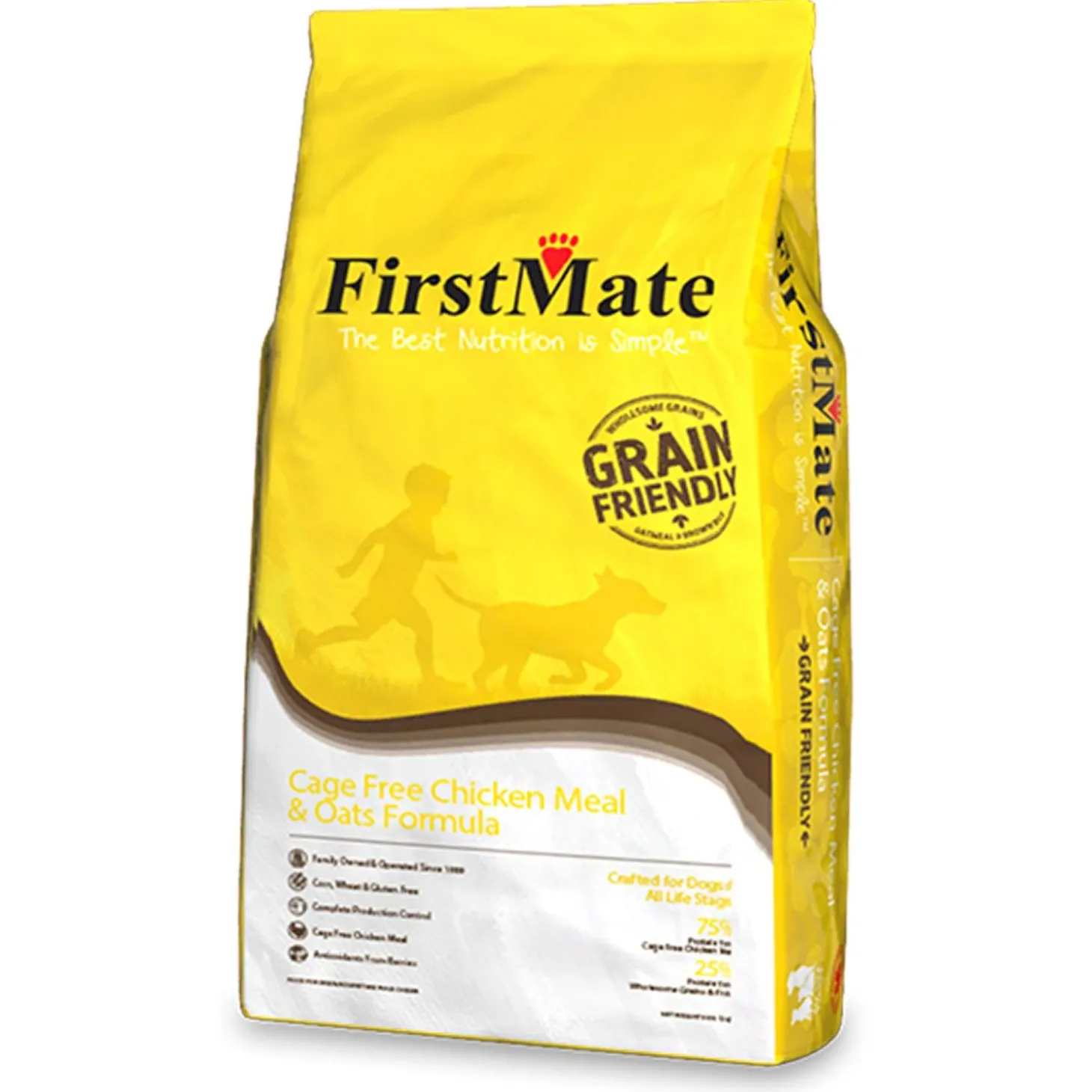 Cage Free Chicken Meal & Oats Formula Dog Food