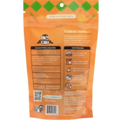 Carrot Pops Organic Dog Treats