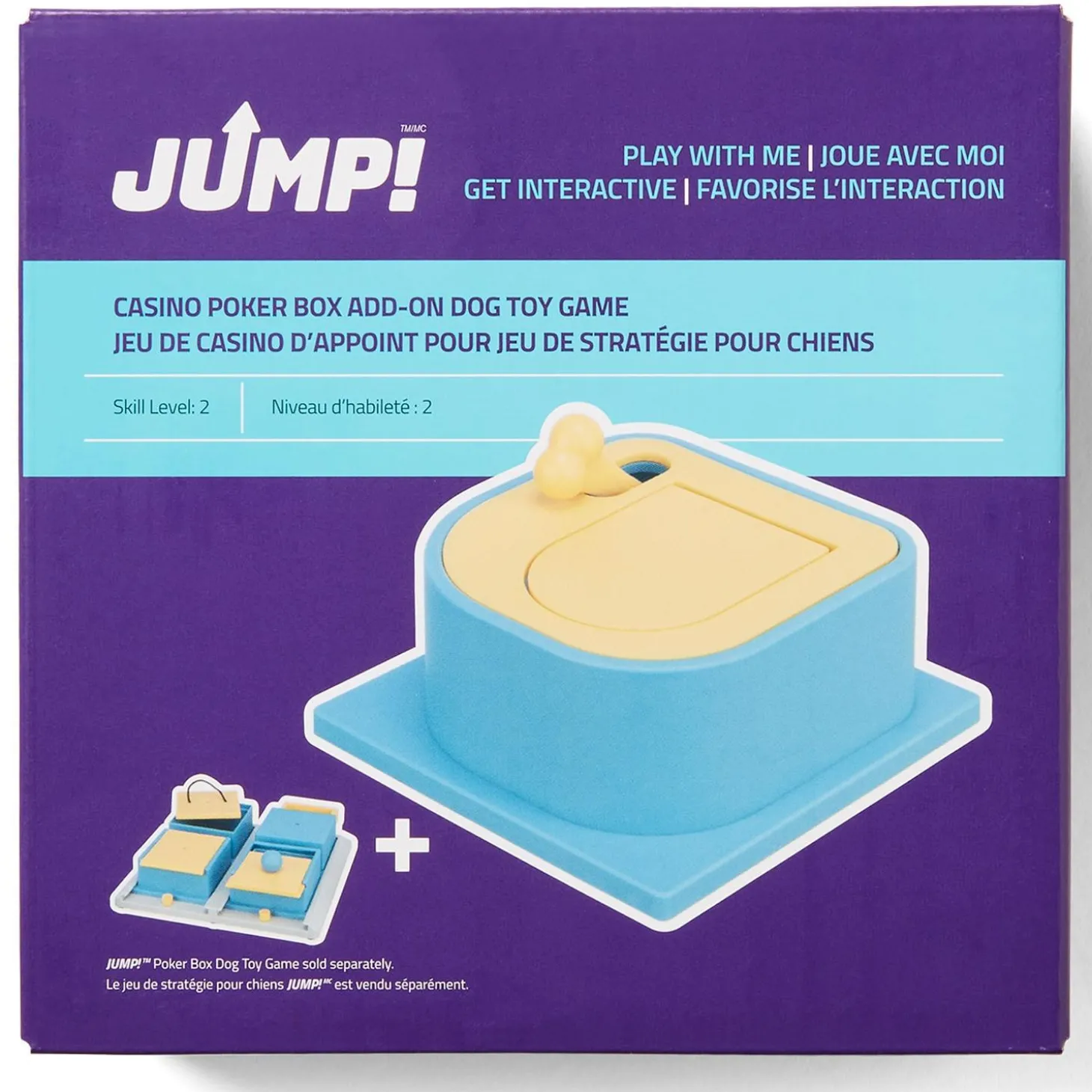 Casino Poker Box Level 2 Puzzle Dog Toy