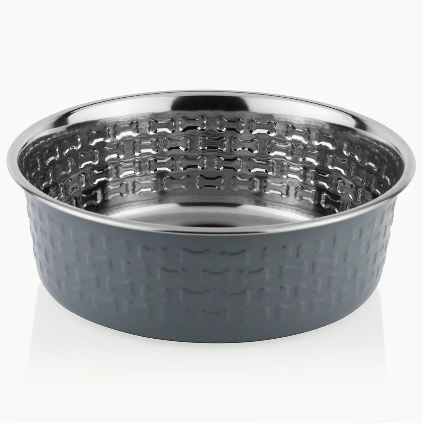 Charcoal Grey Stainless Steel Bowl