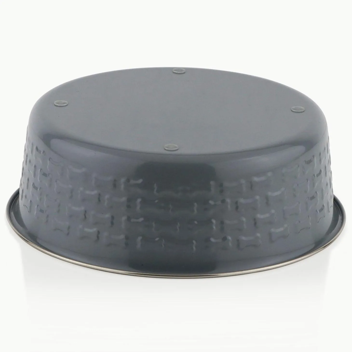 Charcoal Grey Stainless Steel Bowl