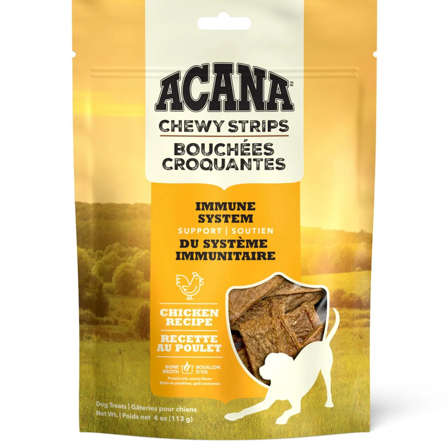 Chewy Strips Immune System Support Chicken Recipe Dog Treats