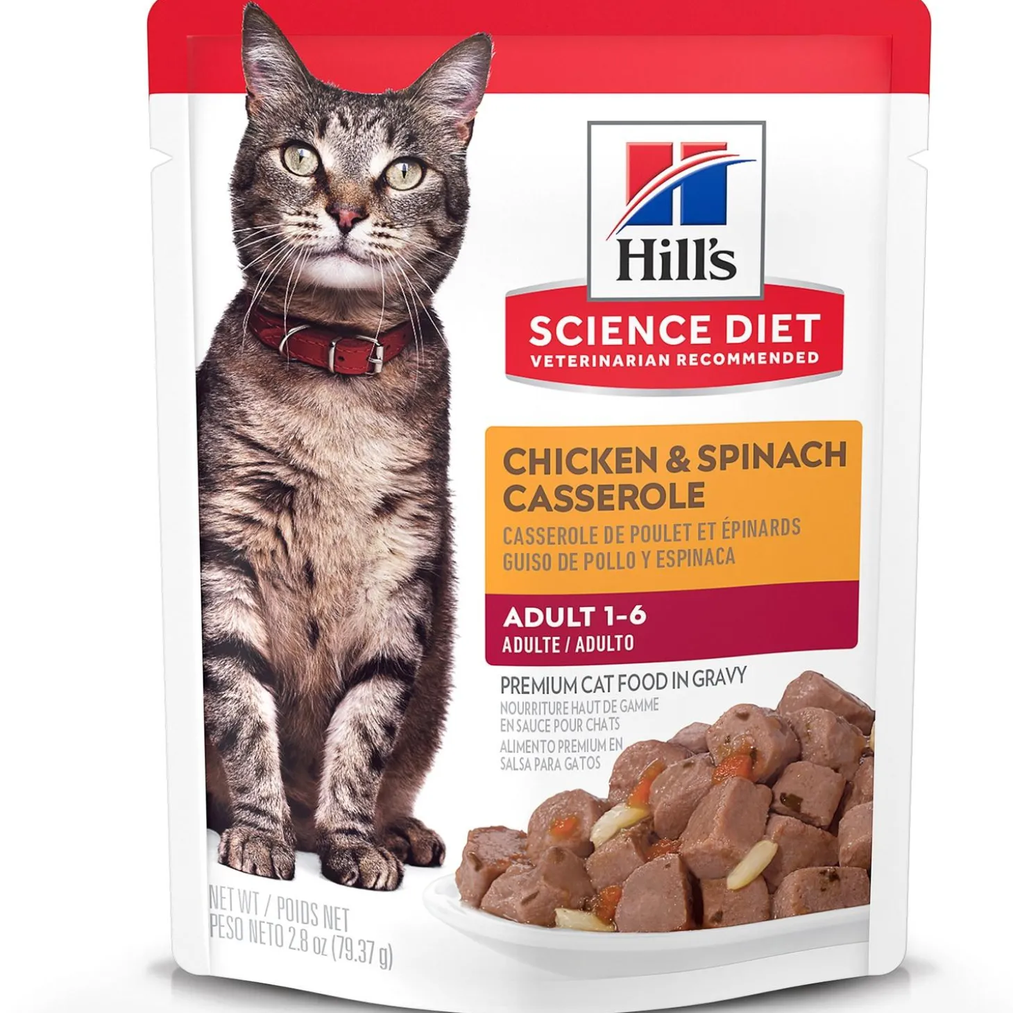 Chicken & Spinach Casserole in Gravy Adult Cat Food