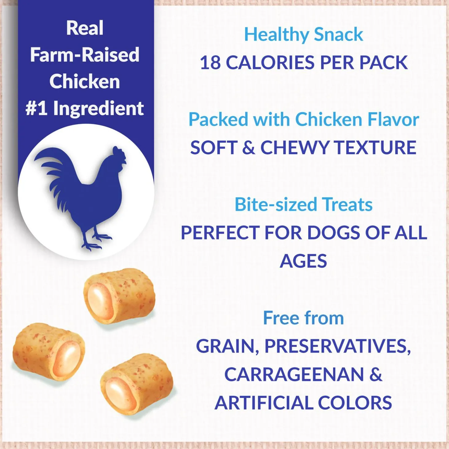 Churu Fun Bites Chicken Wraps with Pumpkin Recipe Dog Treats