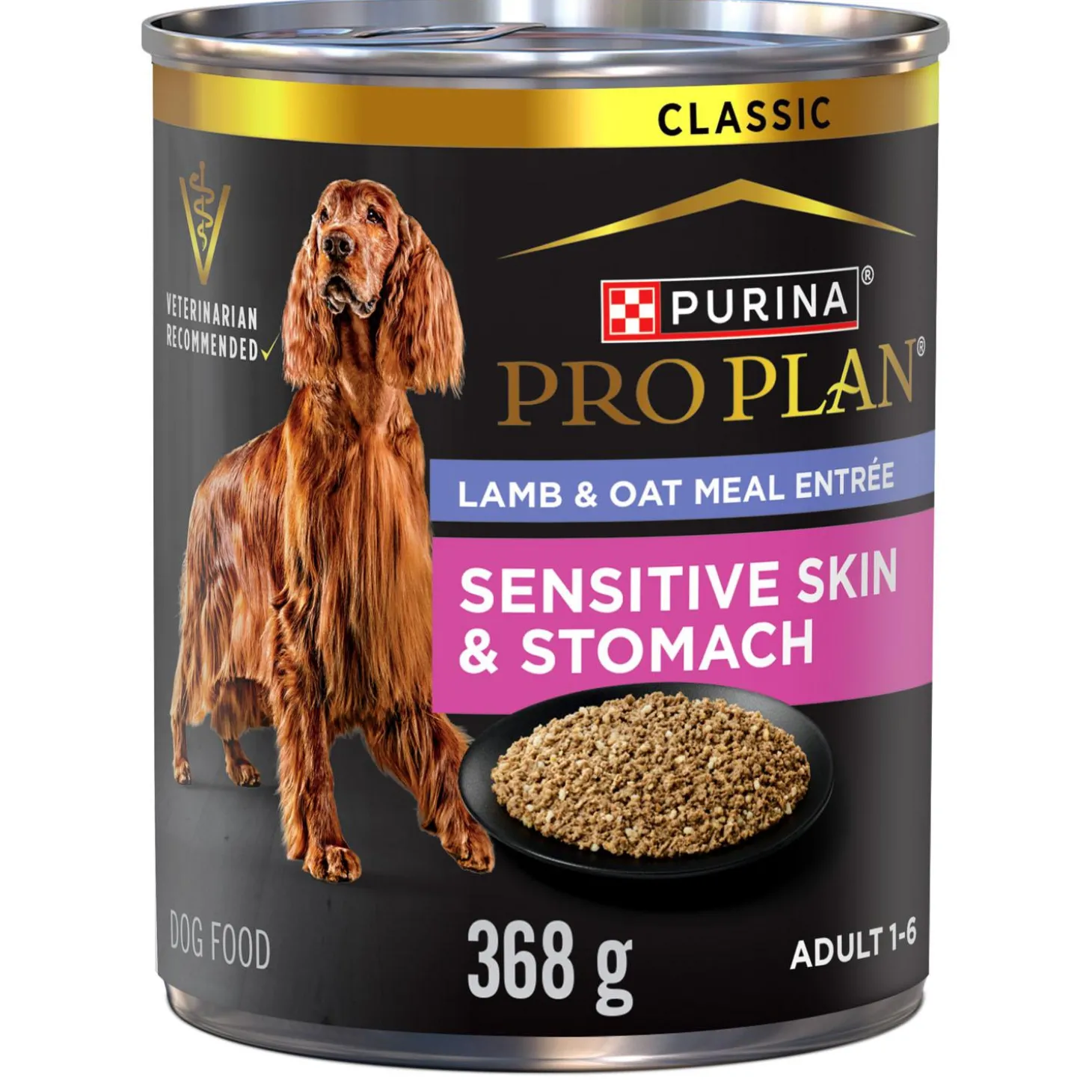 Classic Sensitive Skin & Stomach Lamb & Oat Meal Entree Adult Dog Food