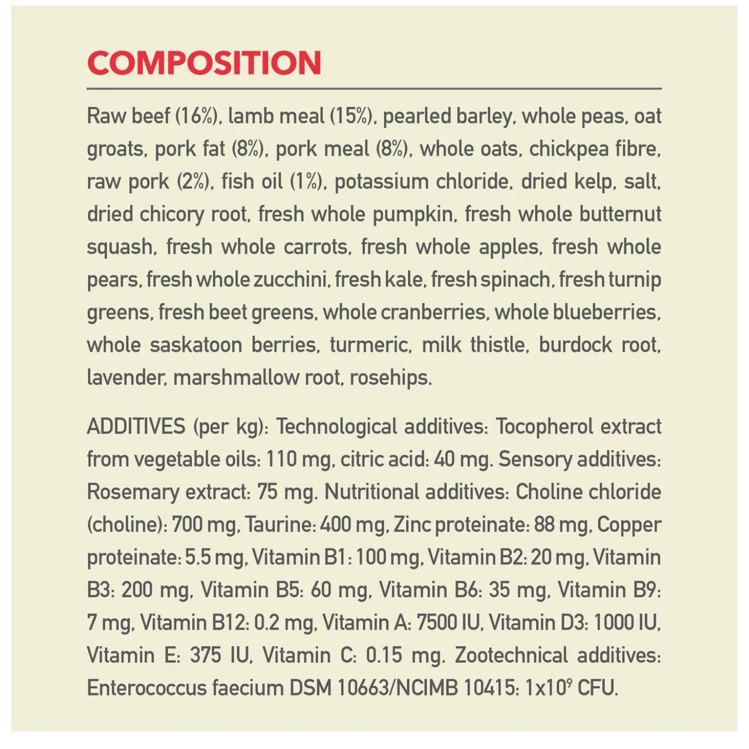 Classics Red Meat Recipe Dog Food