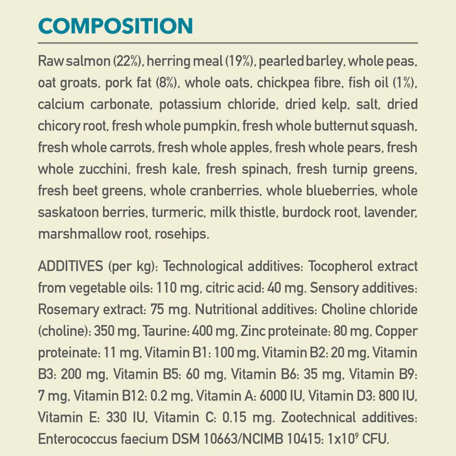 Classics Wild Coast Recipe Dog Food