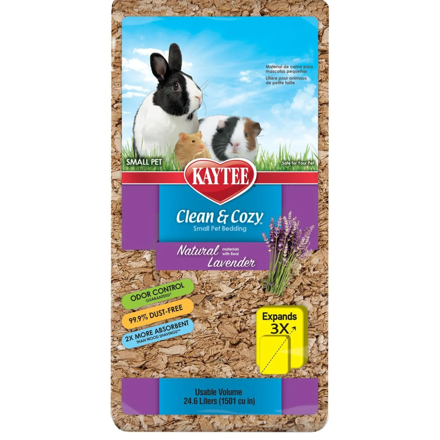Clean & Cozy Natural with Lavender Paper Bedding