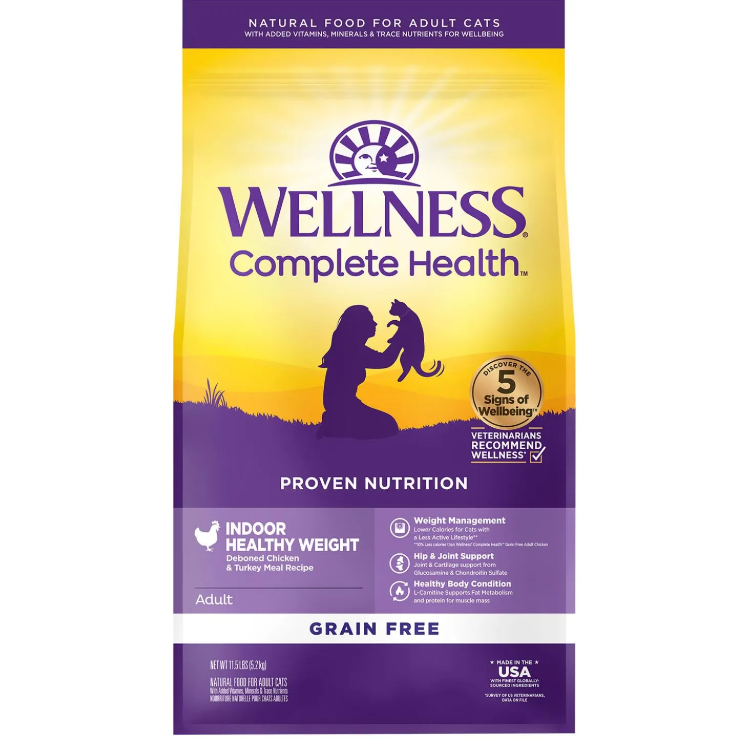 Complete Health Indoor Healthy Weight Deboned Chicken & Turkey Meal Recipe Adult Cat Food