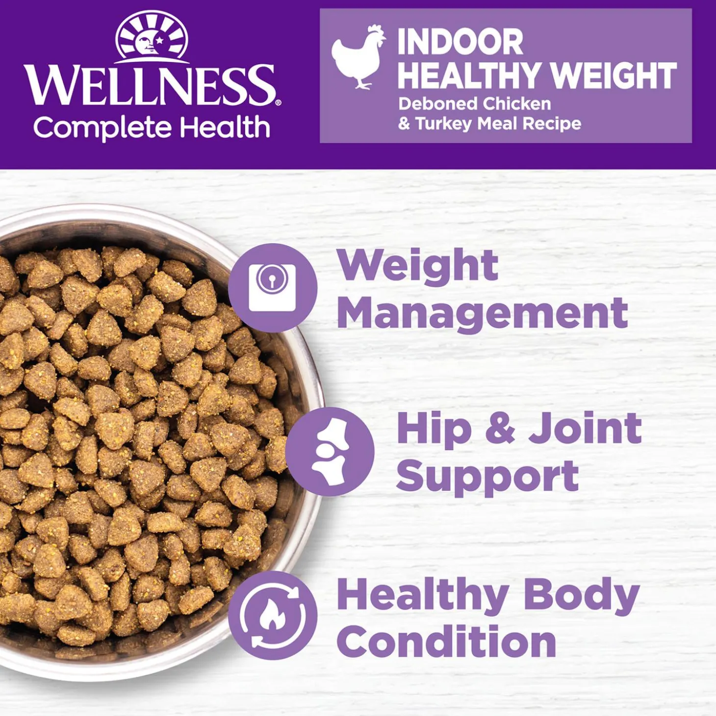 Complete Health Indoor Healthy Weight Deboned Chicken & Turkey Meal Recipe Adult Cat Food