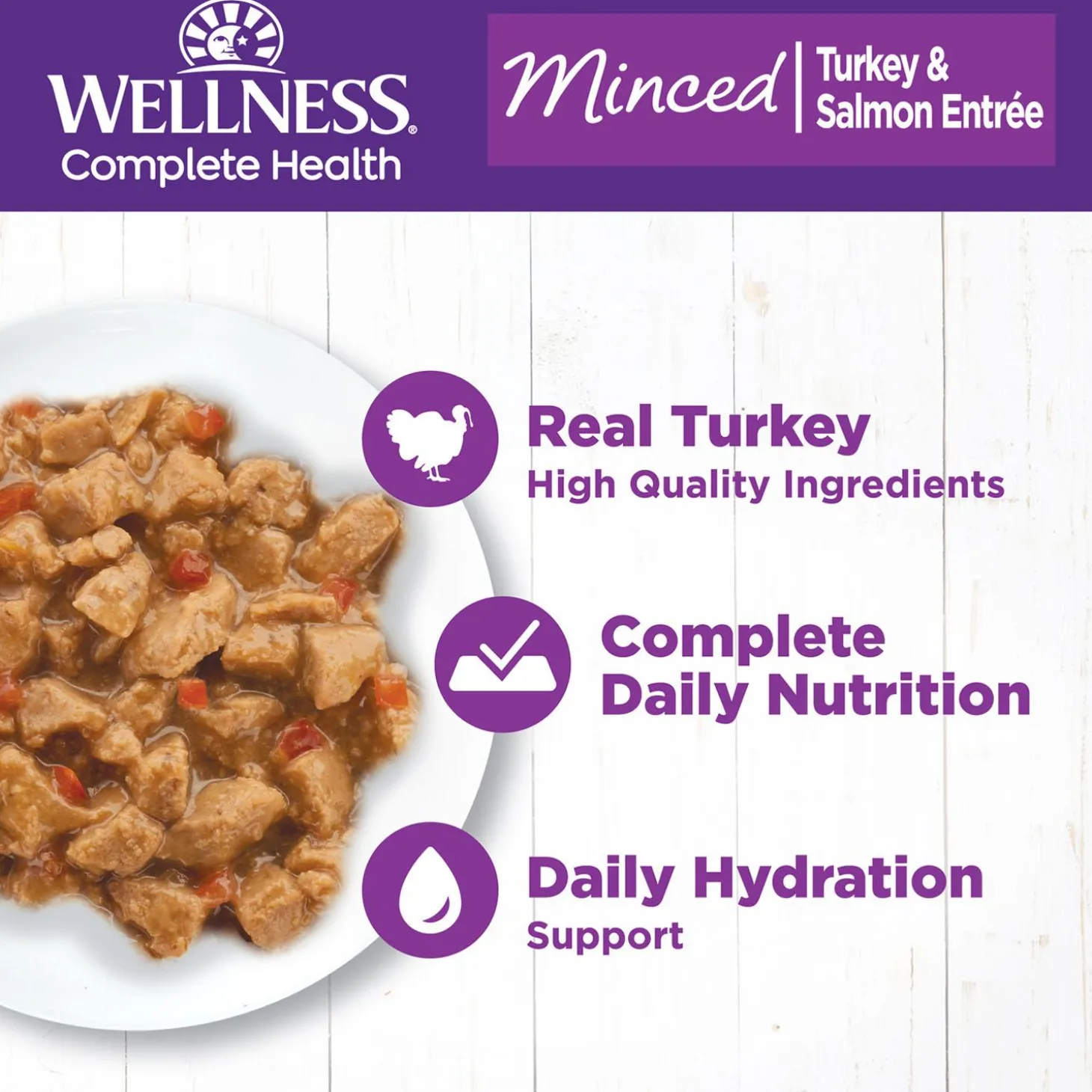 Complete Health Turkey & Salmon Entree Minced Adult Cat Food
