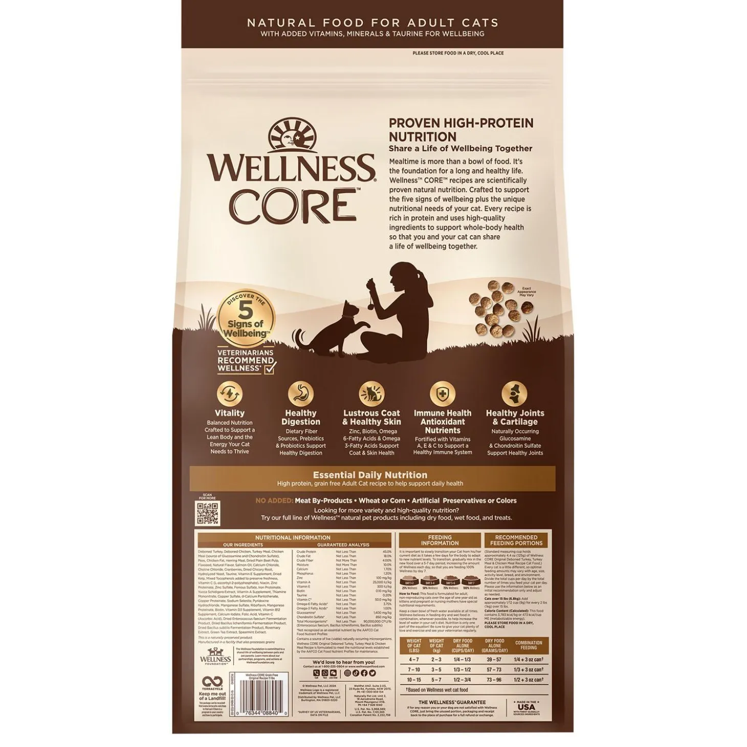 CORE Original Deboned Turkey, Turkey Meal & Chicken Meal Recipe Adult Cat Food