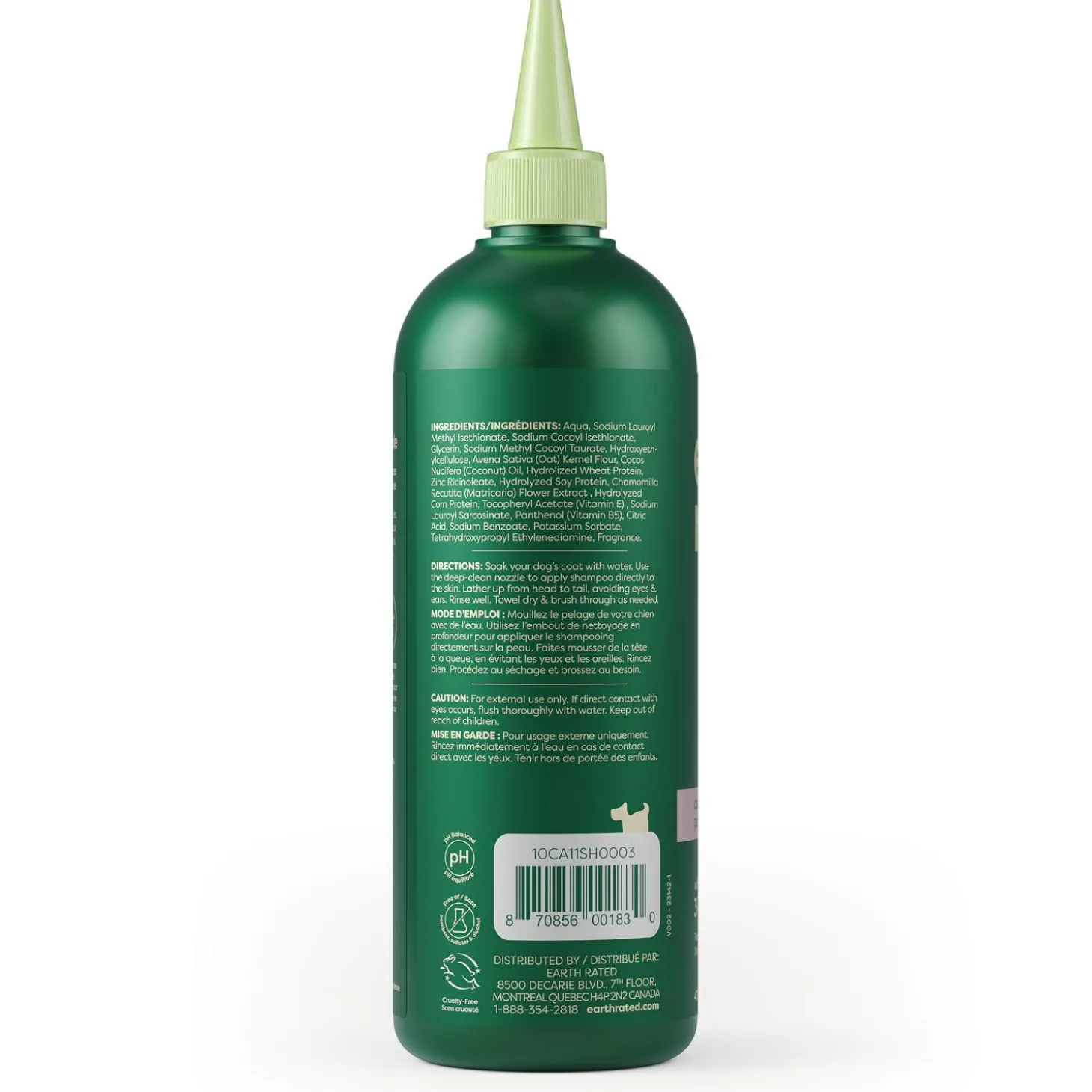 Curly Coat 3-in-1 White Tea & Basil Dog Shampoo