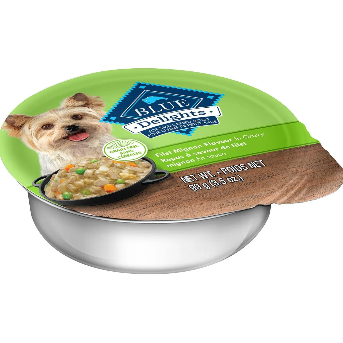 Delights Filet Mignon Flavour Pate Small Breed Adult Dog Food