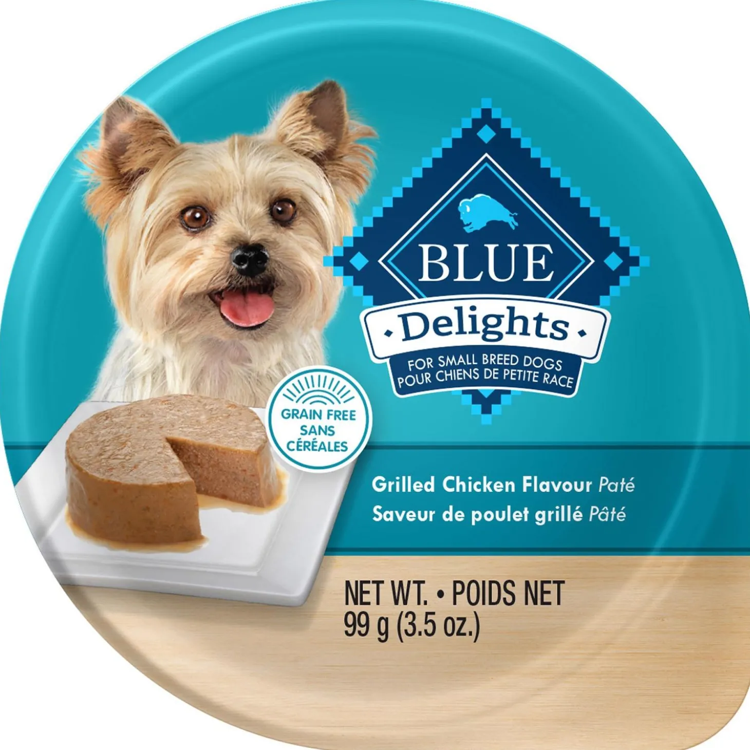 Delights Grilled Chicken Flavour Pate Small Breed Adult Dog Food