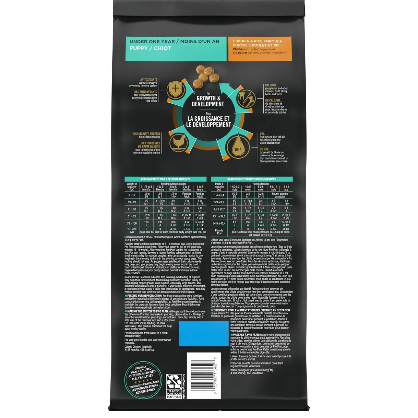 Development Chicken & Rice Formula Puppy Dog Food