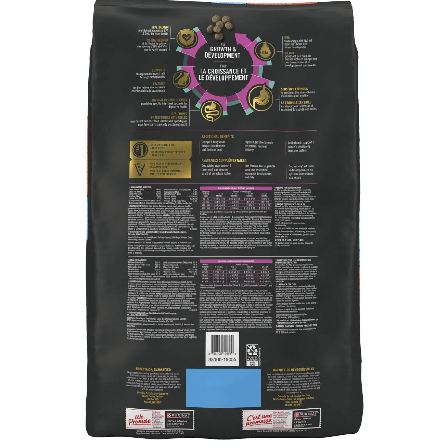 Development Sensitive Skin & Stomach Formula Large Breed Puppy Dog Food