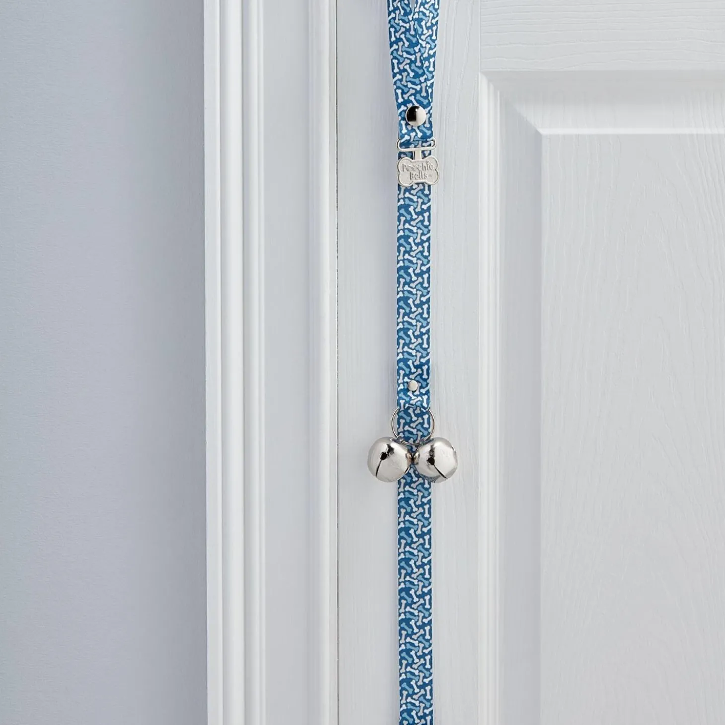 Dog Potty Training Doorbell Bones Design