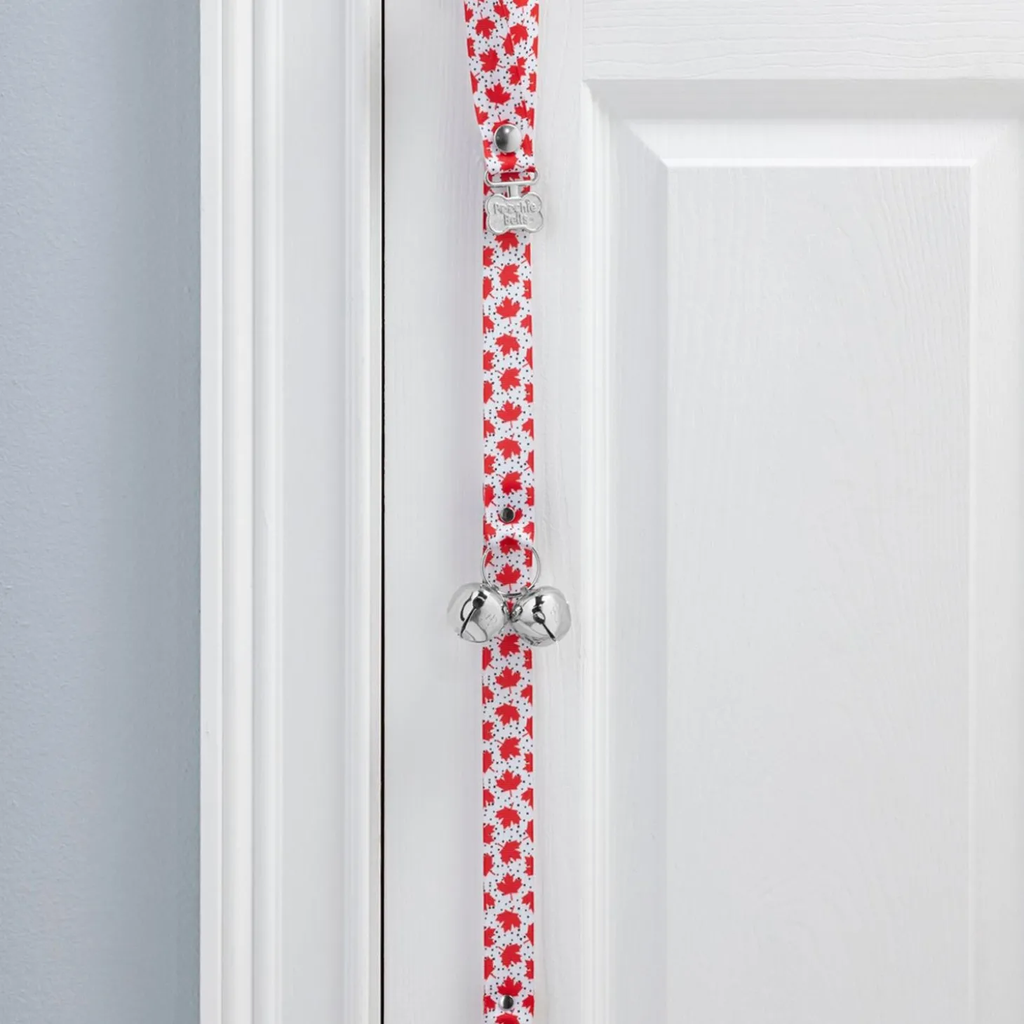 Dog Potty Training Doorbell Canadian Leaves Design