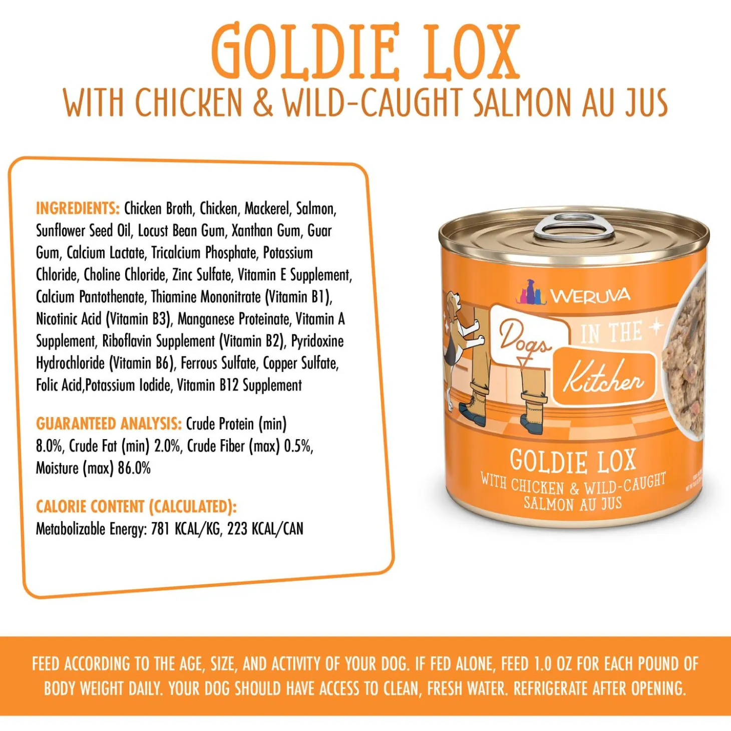 Dogs in the Kitchen Goldie Lox Chicken & Wild-Caught Salmon Adult Dog Food