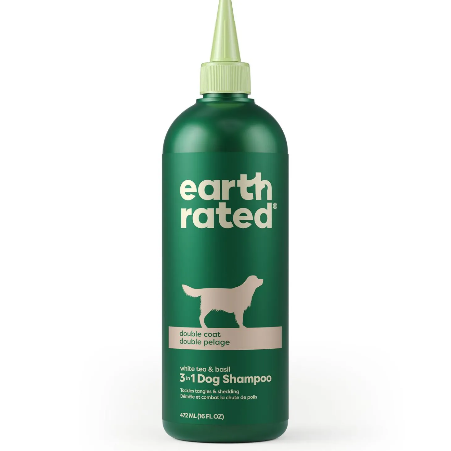 Double Coat 3-in-1 White Tea & Basil Dog Shampoo