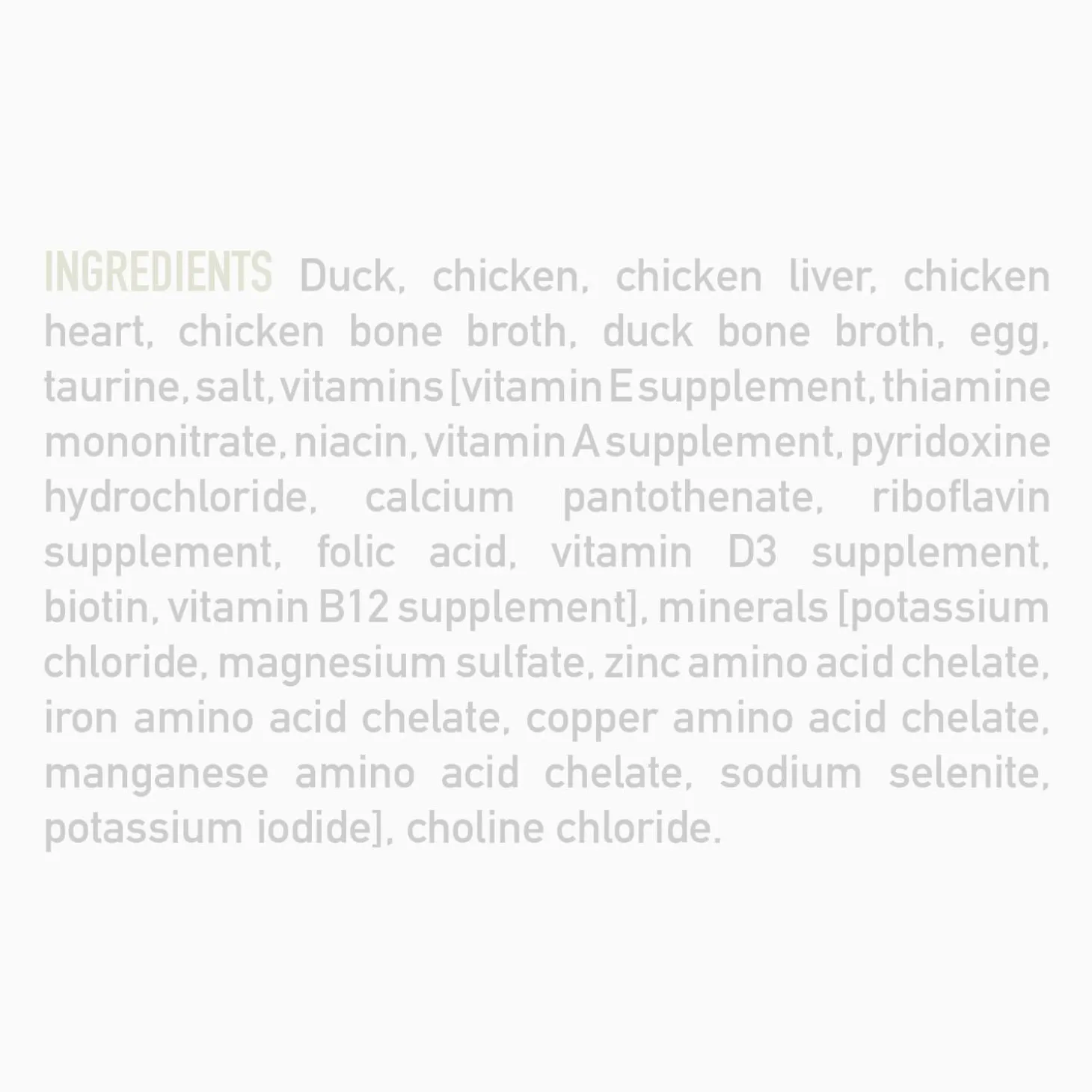 Duck & Chicken Entree Adult Cat Food