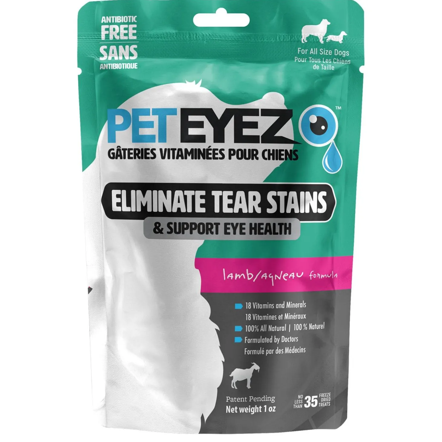 Eliminate Tear Stains Lamb Vitamin Dog Treats