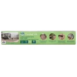 Enriched Life Rabbit & Guinea Pig Habitat with Play Yard